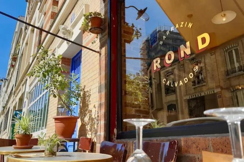 Charming Bright Sunny Studio In Belleville Paris Exterior foto